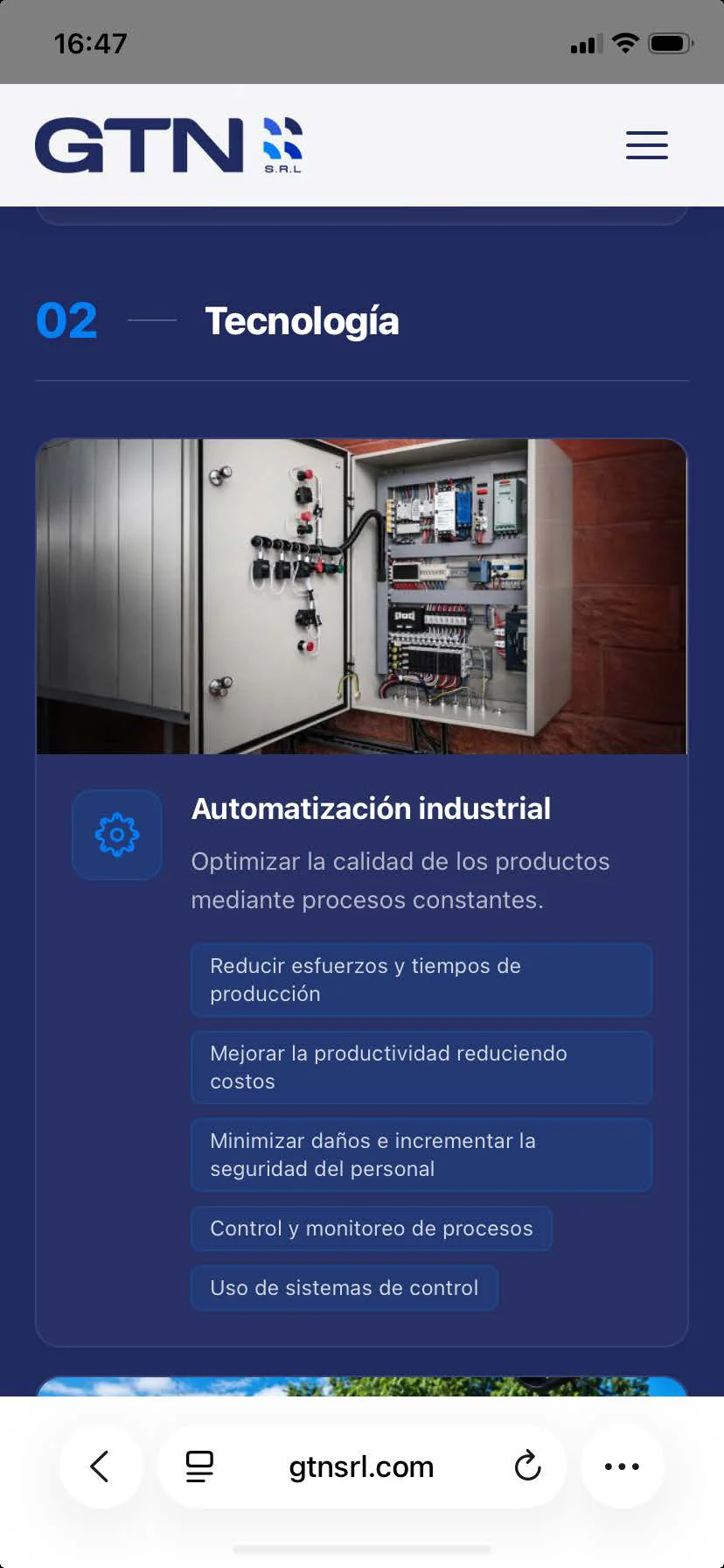 Captura de pantalla en mobile 2